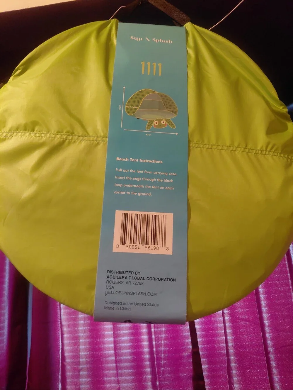 Baby Turtle Portable Pool Tent - Green
